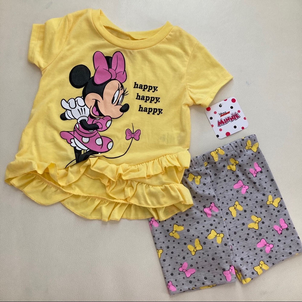 Disney Minnie Mouse cute shorts set 2279